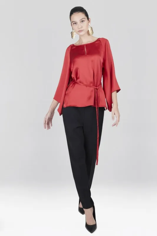 Solid Charmeuse Butterfly Top made by Natori