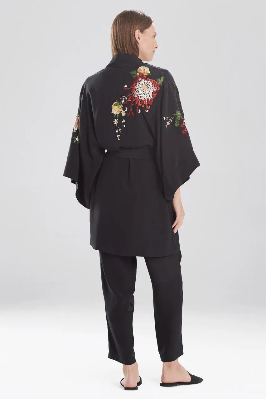 Miyabi Silk Embroidered Wrap sold by Natori product image thumbnail 3