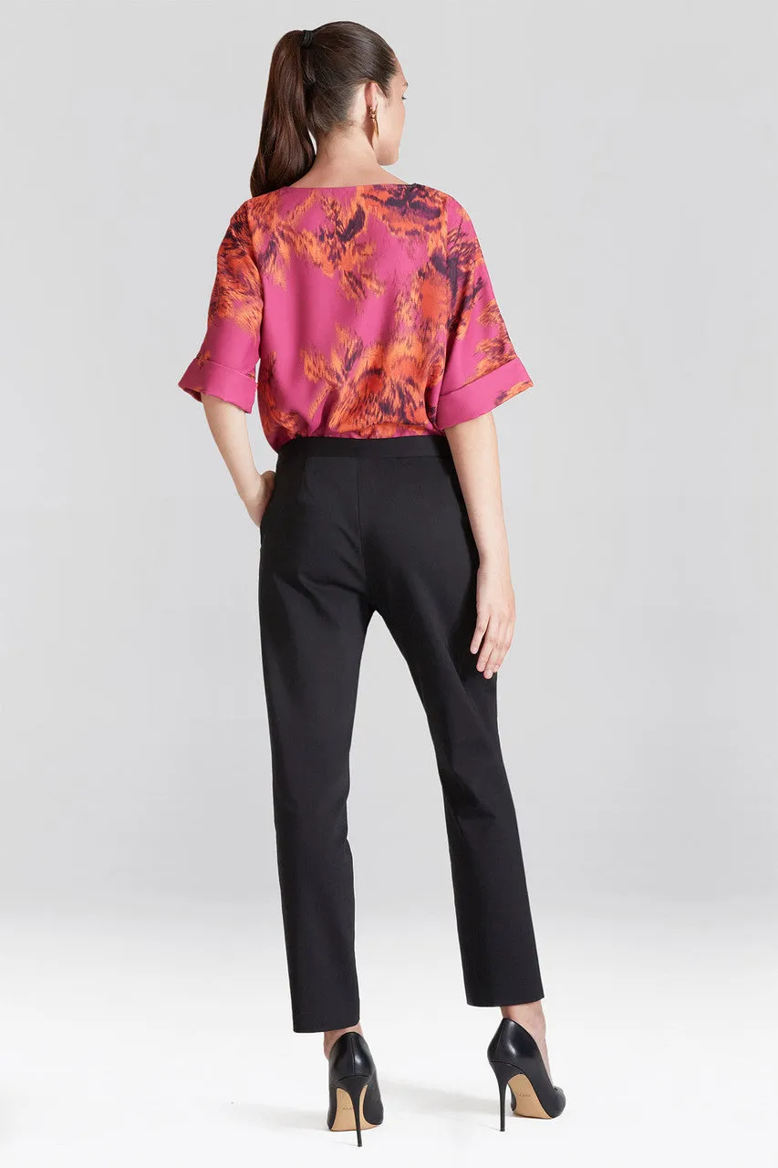 Solid Crepe Slim Ankle Pants sold by Natori product image thumbnail 4
