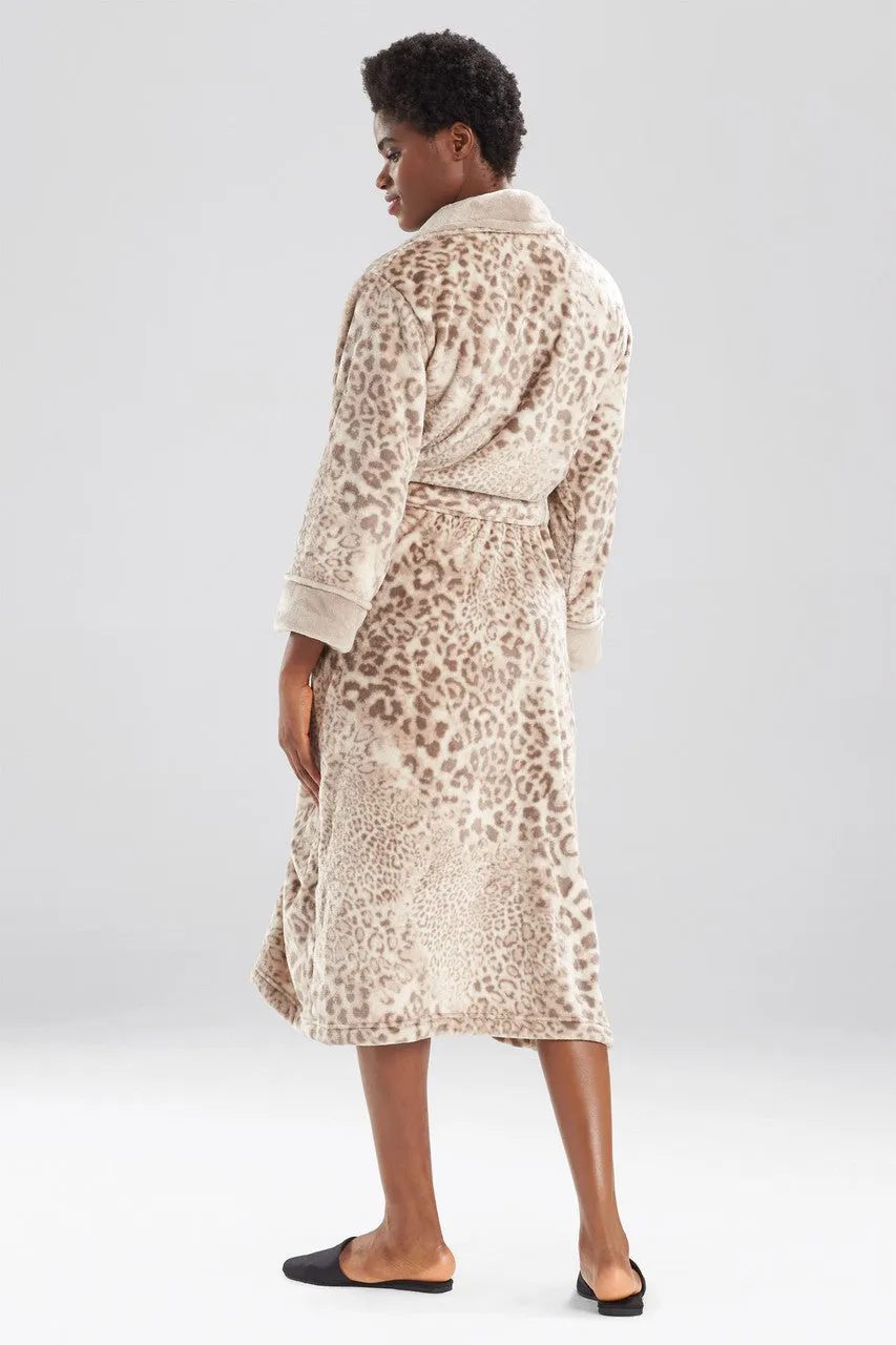 Cashmere Fleece Leopard Robe sold by Natori product image thumbnail 2