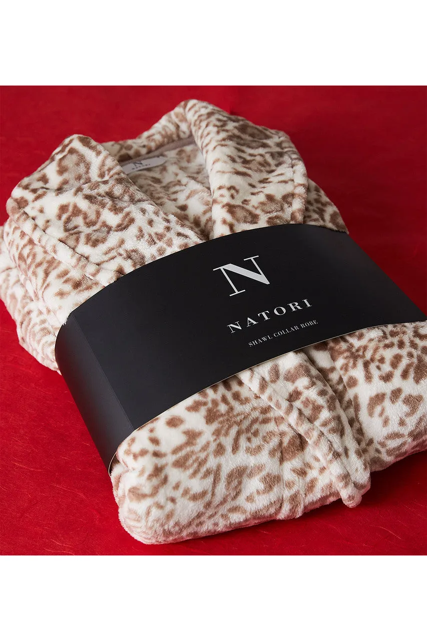 Cashmere Fleece Leopard Robe sold by Natori product image thumbnail 4