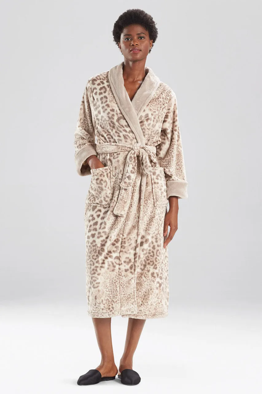 Cashmere Fleece Leopard Robe sold by Natori product image thumbnail 3