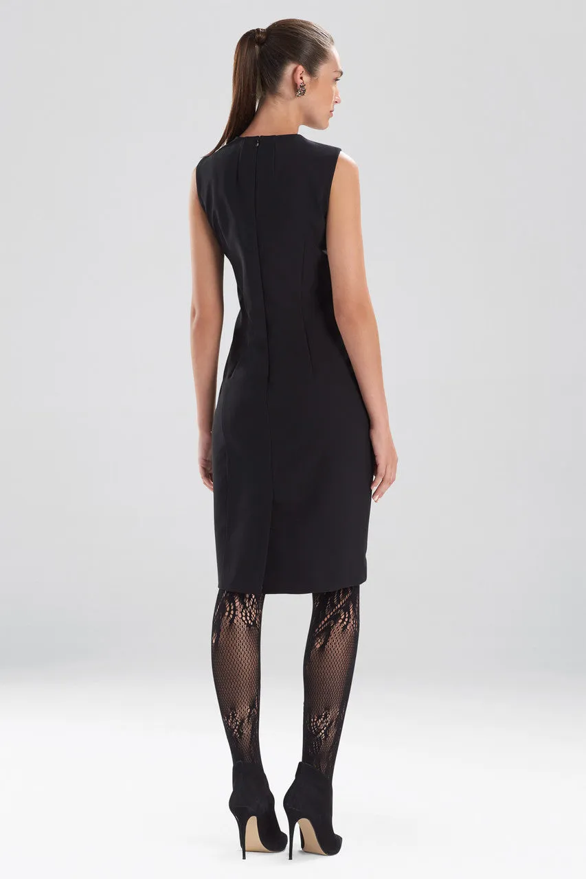 Compact Knit Crepe Seamed Sheath Dress sold by Natori product image thumbnail 2