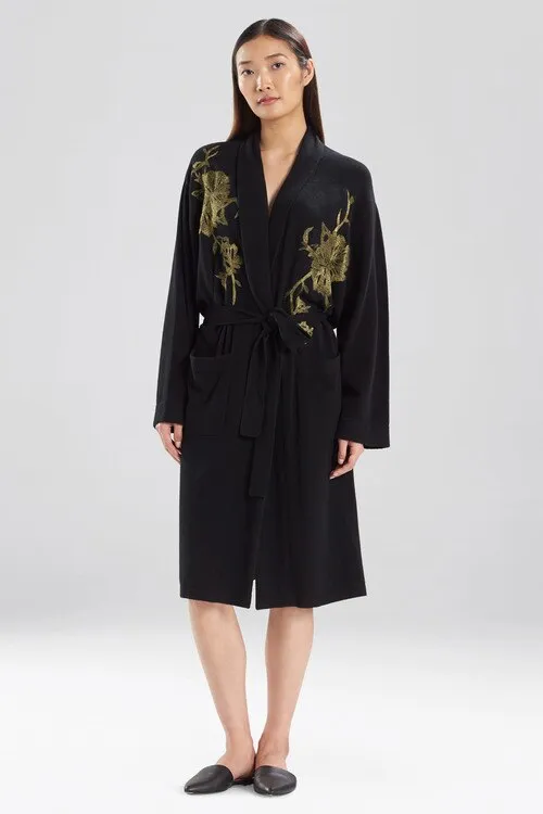 Cashmere Embroidered Robe sold by Natori product image thumbnail 4