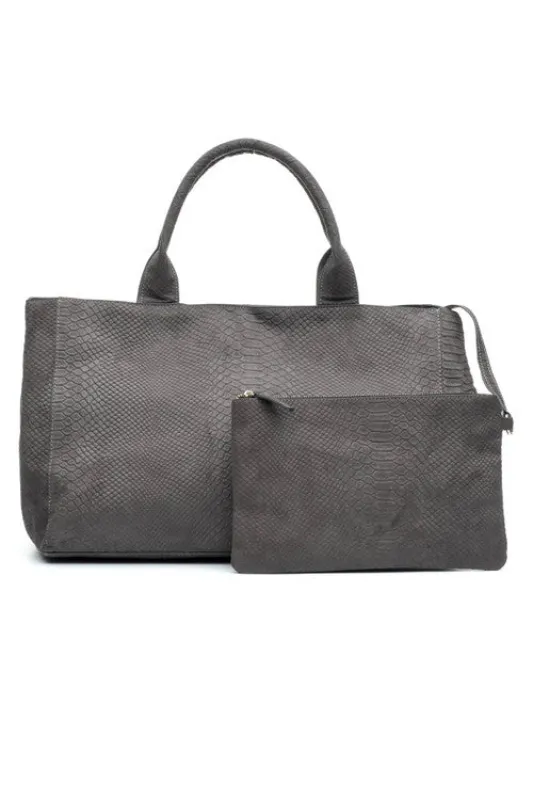 Textured Satchel Bag sold by Natori