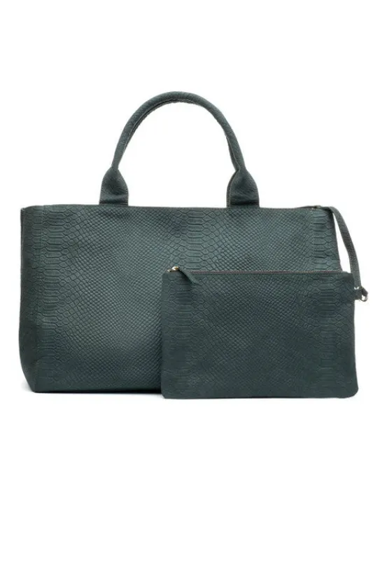 Textured Satchel Bag sold by Natori