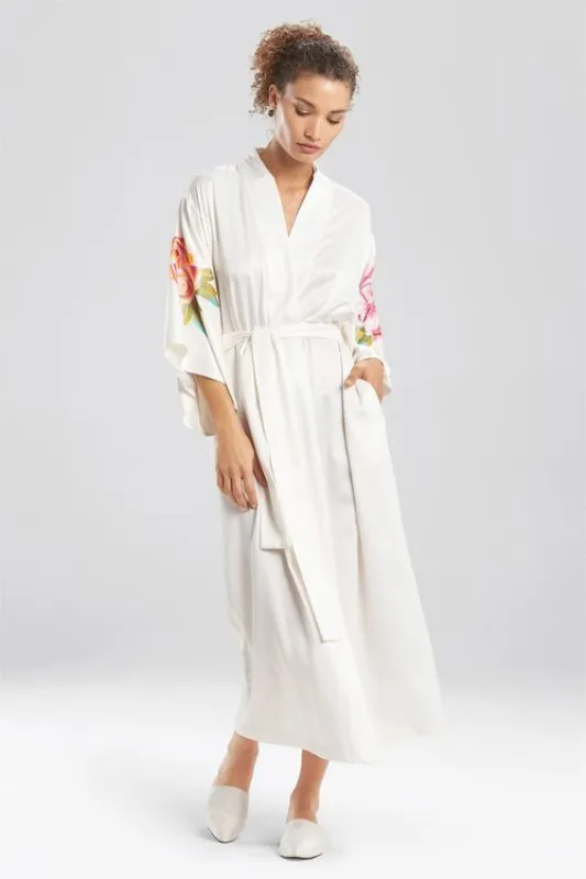 Serafina Embroidery Robe made by Natori