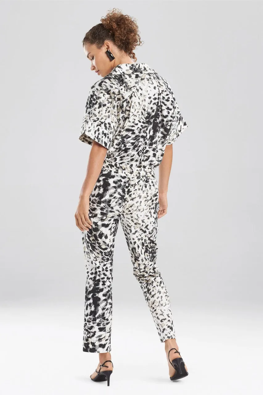 Ombre Animale - Cotton Poplin Pants - Black sold by Natori product image thumbnail 3