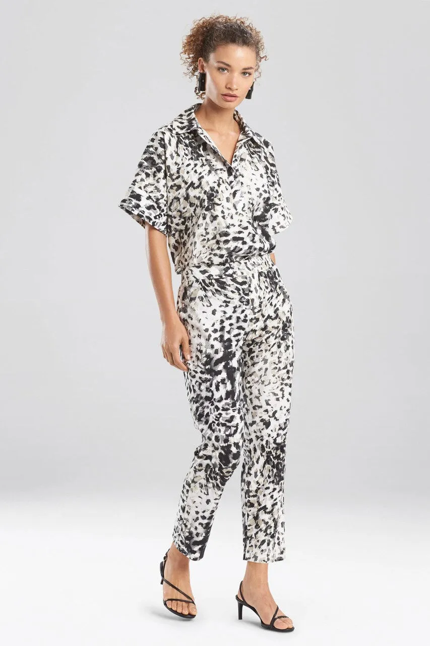 Ombre Animale - Cotton Poplin Pants - Black sold by Natori product image thumbnail 2