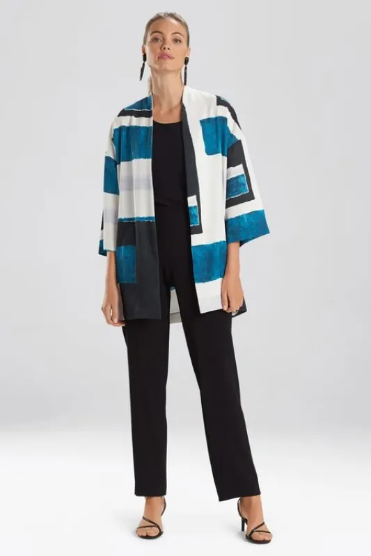 Art Moderna Kimono Topper made by Natori