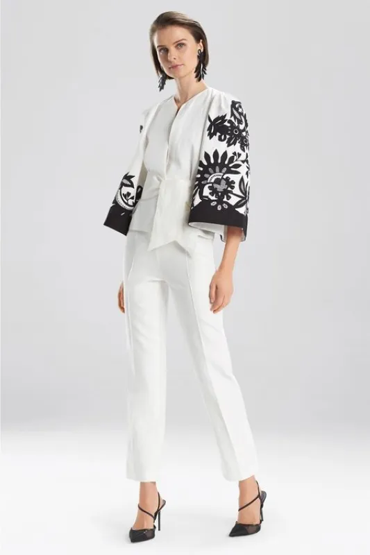 Paloma Applique Jacket made by Natori