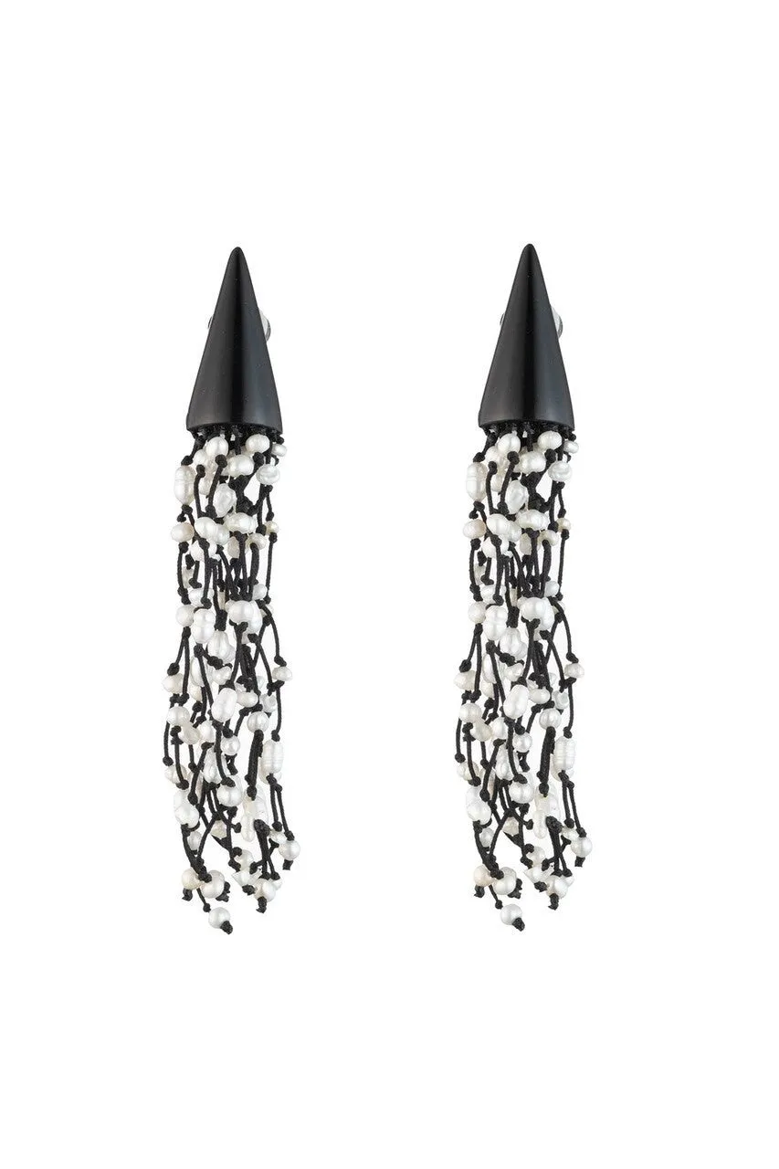 Fresh Water Pearl Tassel Clip Earrings sold by Natori product image thumbnail 2