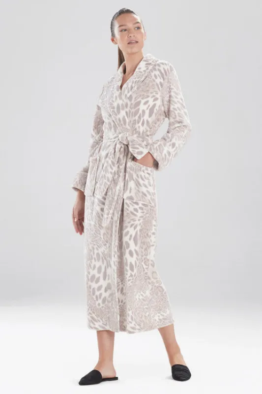 Plush Leopard Robe made by Natori