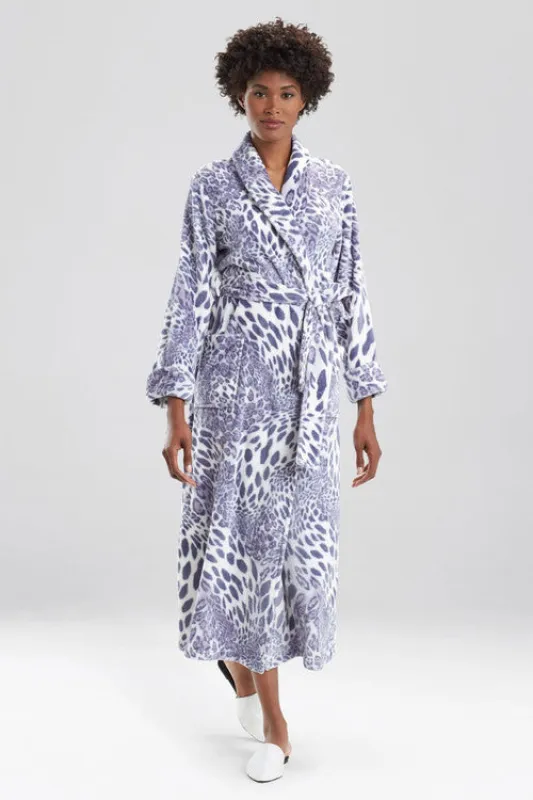 Plush Leopard Robe made by Natori