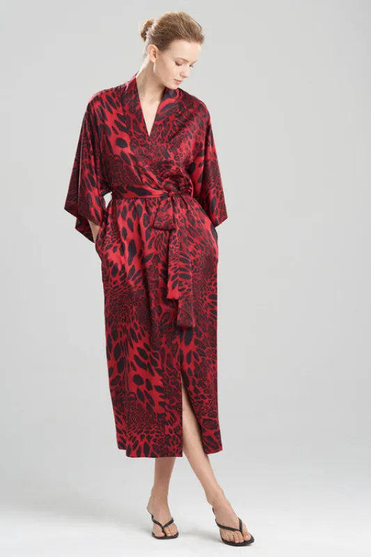 Luxe Leopard Robe made by Natori