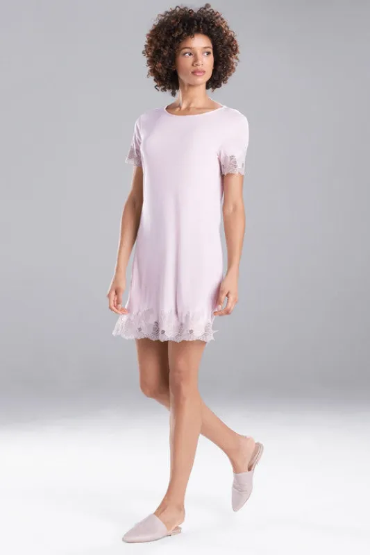 Luxe Shangri-La TENCEL™ Short Sleeve Sleepshirt made by Natori
