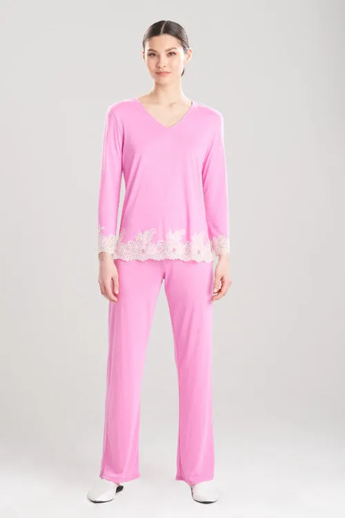 Luxe Shangri-La TENCEL™ Long Sleeve PJ sold by Natori