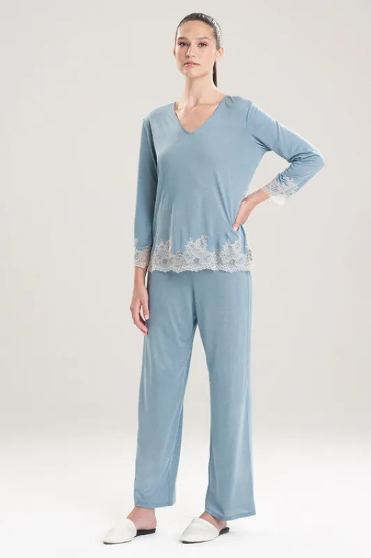 Luxe Shangri-La TENCEL™ Long Sleeve PJ sold by Natori