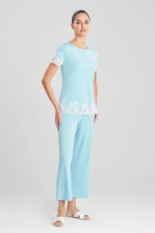 Luxe Shangri-La TENCEL™ Short Sleeve PJ Basics sold by Natori