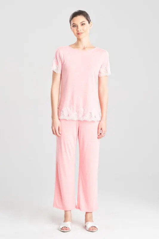 Luxe Shangri-La TENCEL™ Short Sleeve PJ Basics sold by Natori