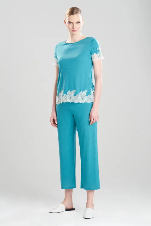 Luxe Shangri-La TENCEL™ Short Sleeve PJ Basics sold by Natori