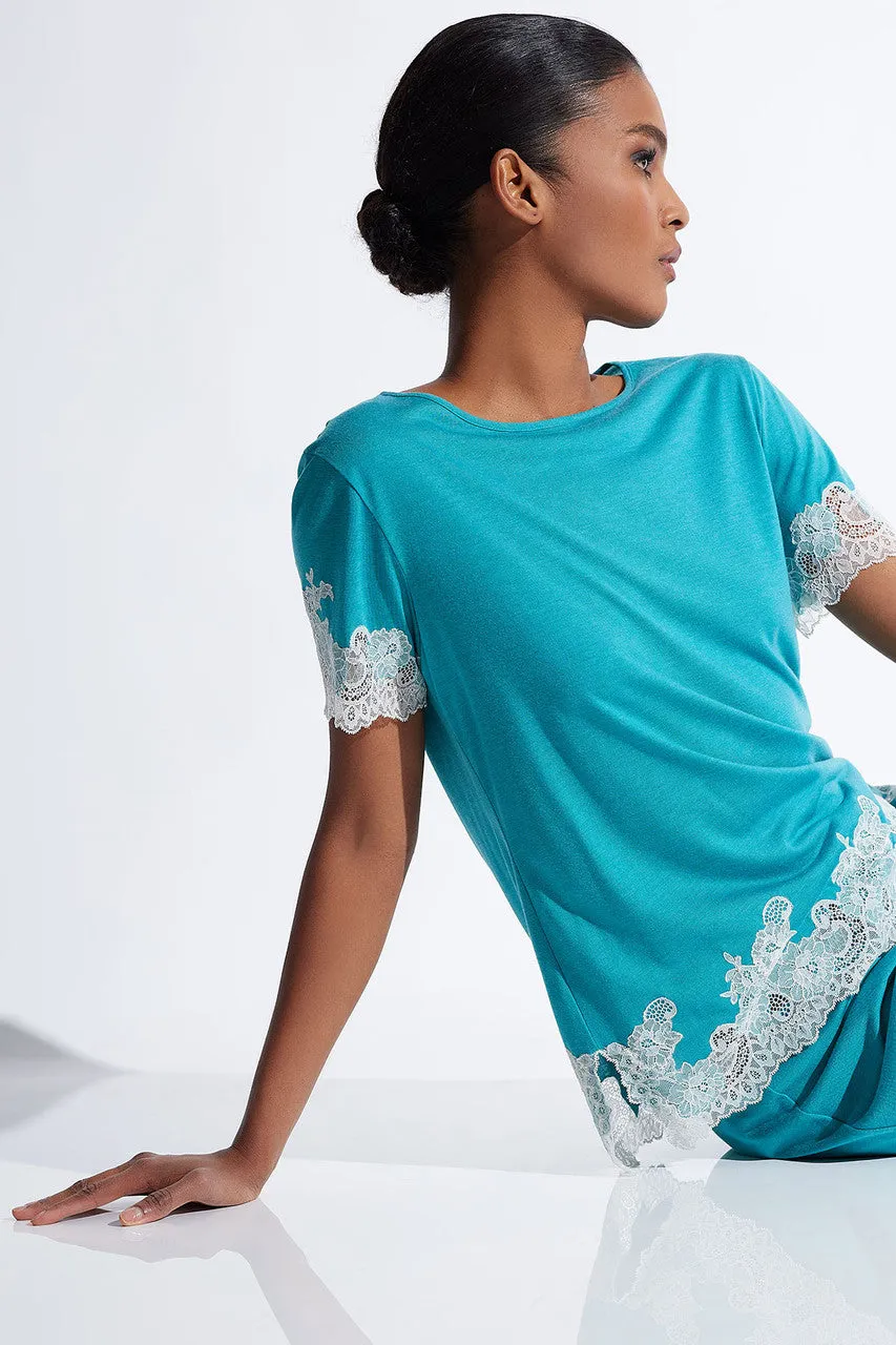 Luxe Shangri-La TENCEL™ Short Sleeve PJ Basics sold by Natori product image thumbnail 4