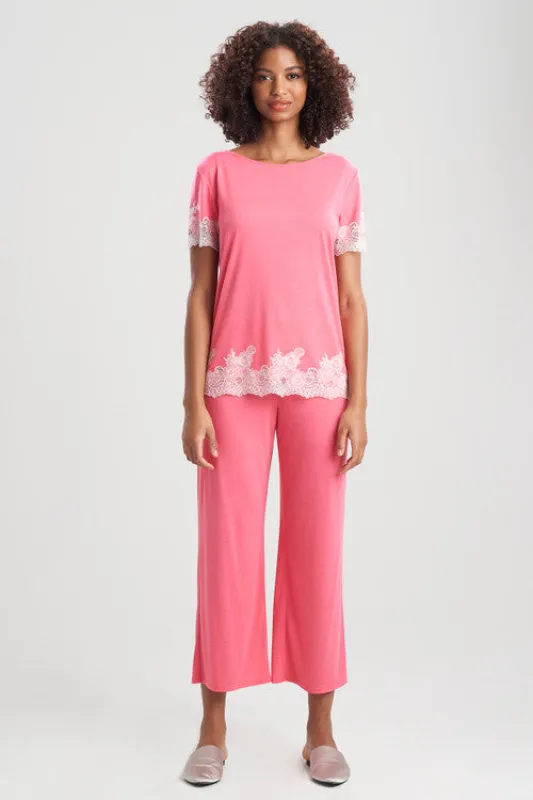 Luxe Shangri-La TENCEL™ Short Sleeve PJ Basics sold by Natori
