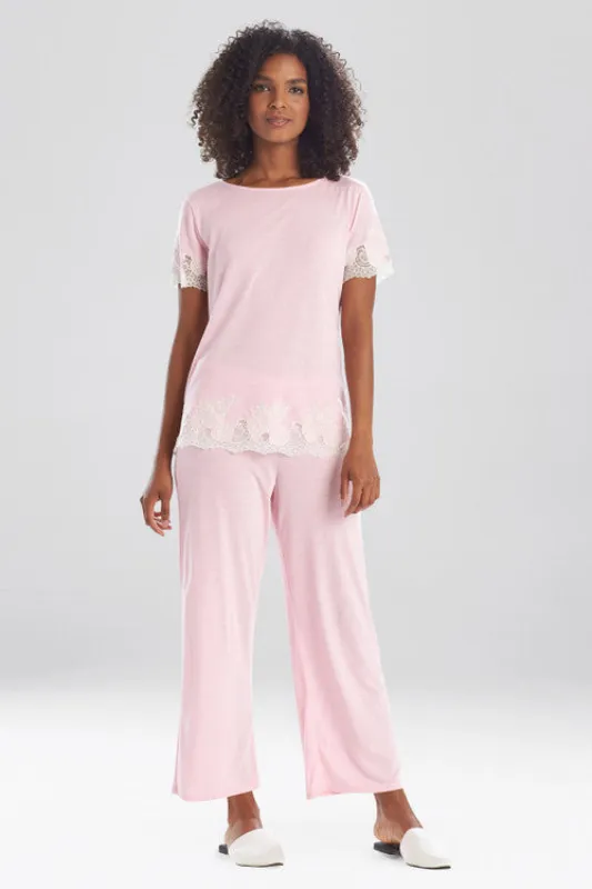 Luxe Shangri-La TENCEL™ Short Sleeve PJ Basics made by Natori