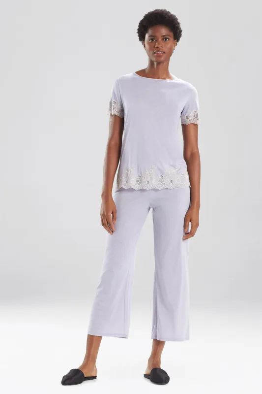 Luxe Shangri-La TENCEL™ Short Sleeve PJ Basics made by Natori