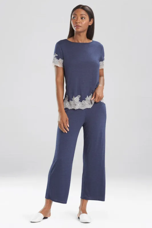 Luxe Shangri-La TENCEL™ Short Sleeve PJ Basics made by Natori