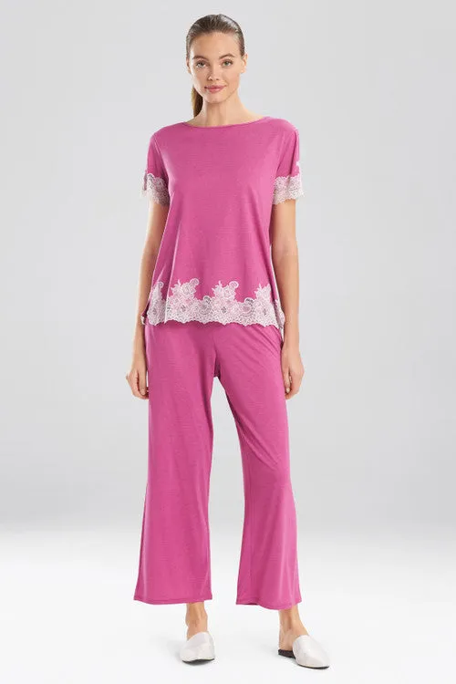Luxe Shangri-La TENCEL™ Short Sleeve PJ Basics sold by Natori