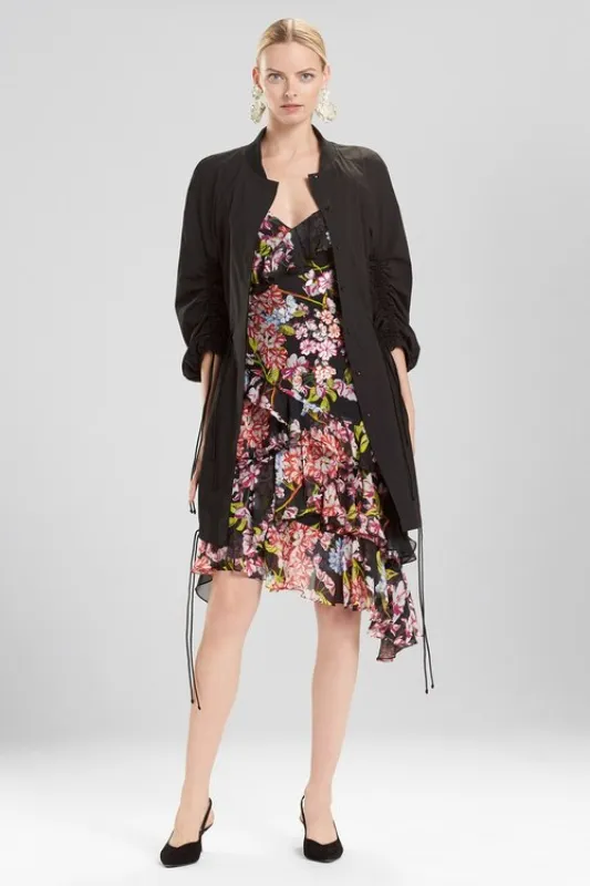 Cotton Poplin Jacket With Ties sold by Natori