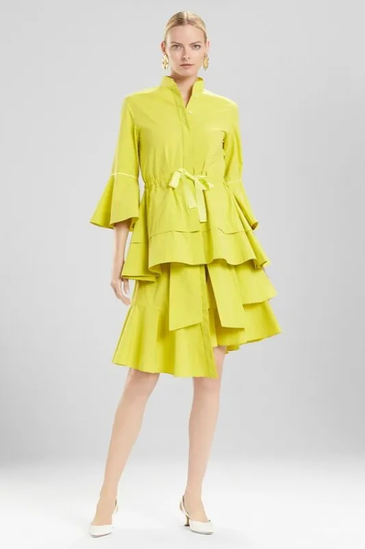 Cotton Poplin Lantern Top sold by Natori