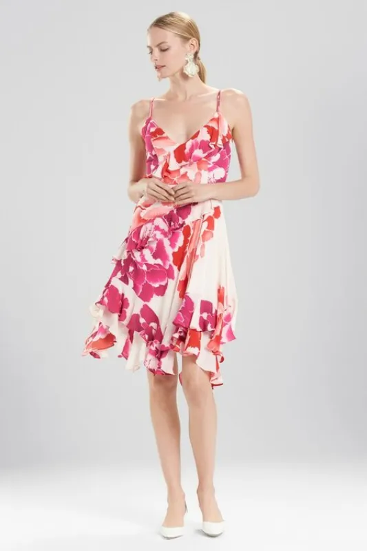 Peony Ruffle Slip Dress made by Natori