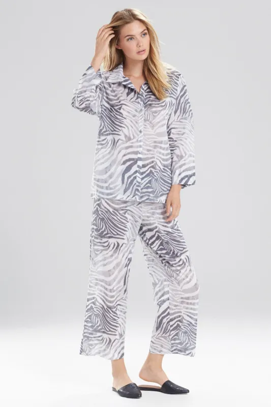 Printed Cotton Voile PJ made by Natori