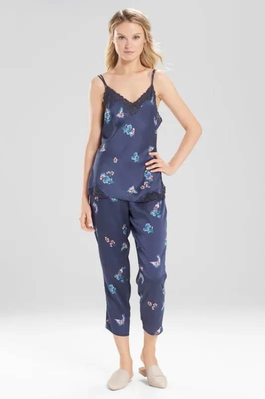 Papillon Printed Feathers Satin Cami sold by Natori
