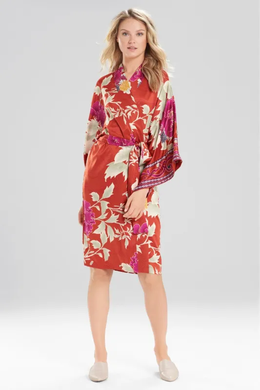 Auburn Floral Robe made by Natori