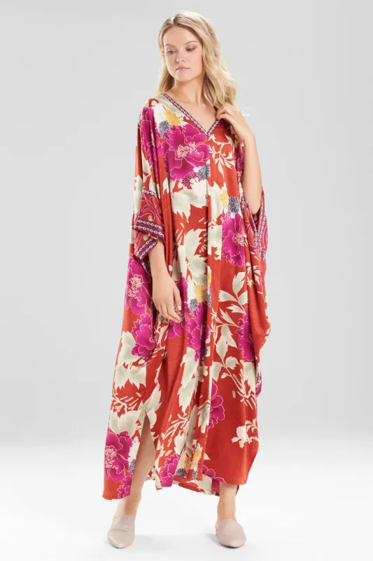Auburn Floral Caftan sold by Natori