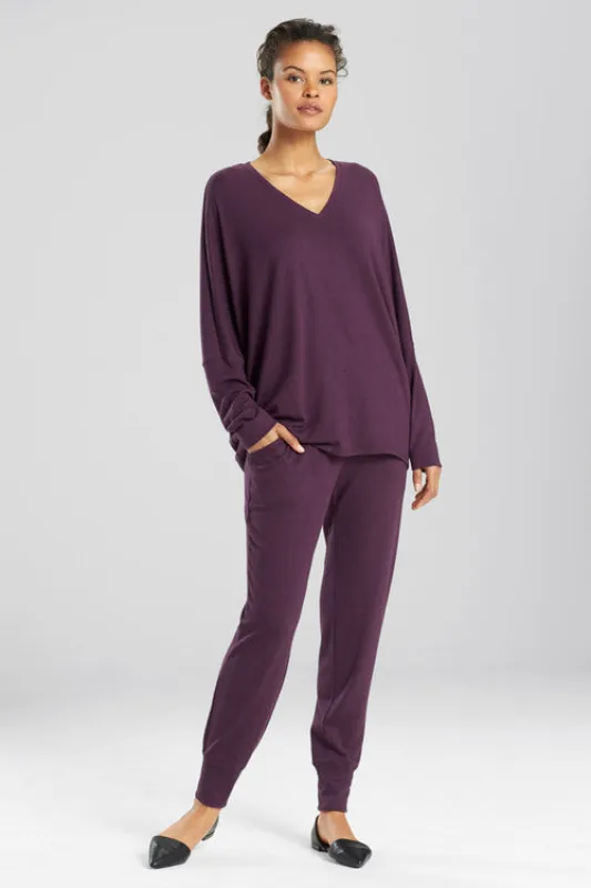 Retreat Jersey Sweater Knit Pants made by Natori