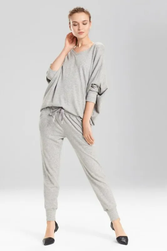 Retreat Jersey Sweater Knit Pants made by Natori