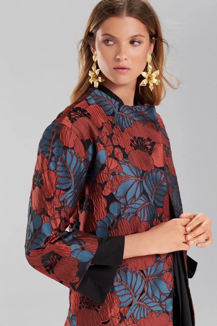 Brass Floral Drop Clip Earrings sold by Natori product image thumbnail 5