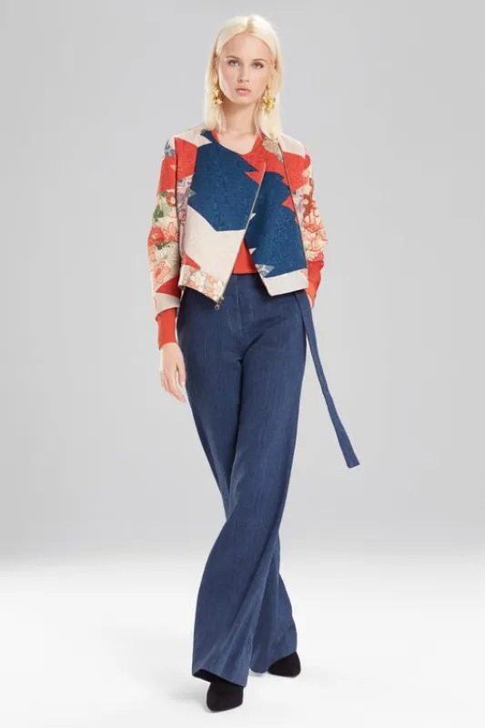 Kimono Patchwork Crop Jacket sold by Natori