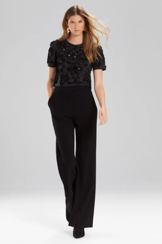 Knit Crepe High Waisted Pants made by Natori