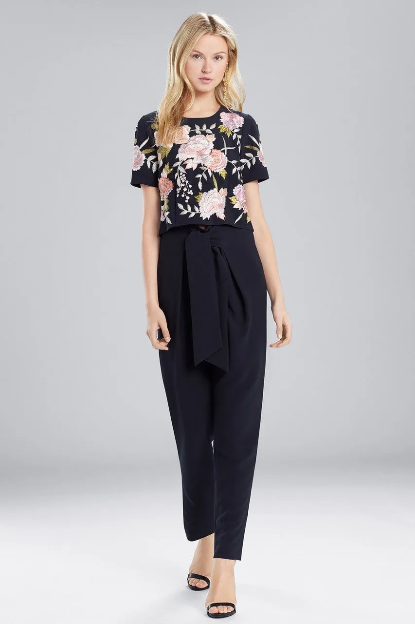 Core Crepe Embroidered Top sold by Natori product image thumbnail 2