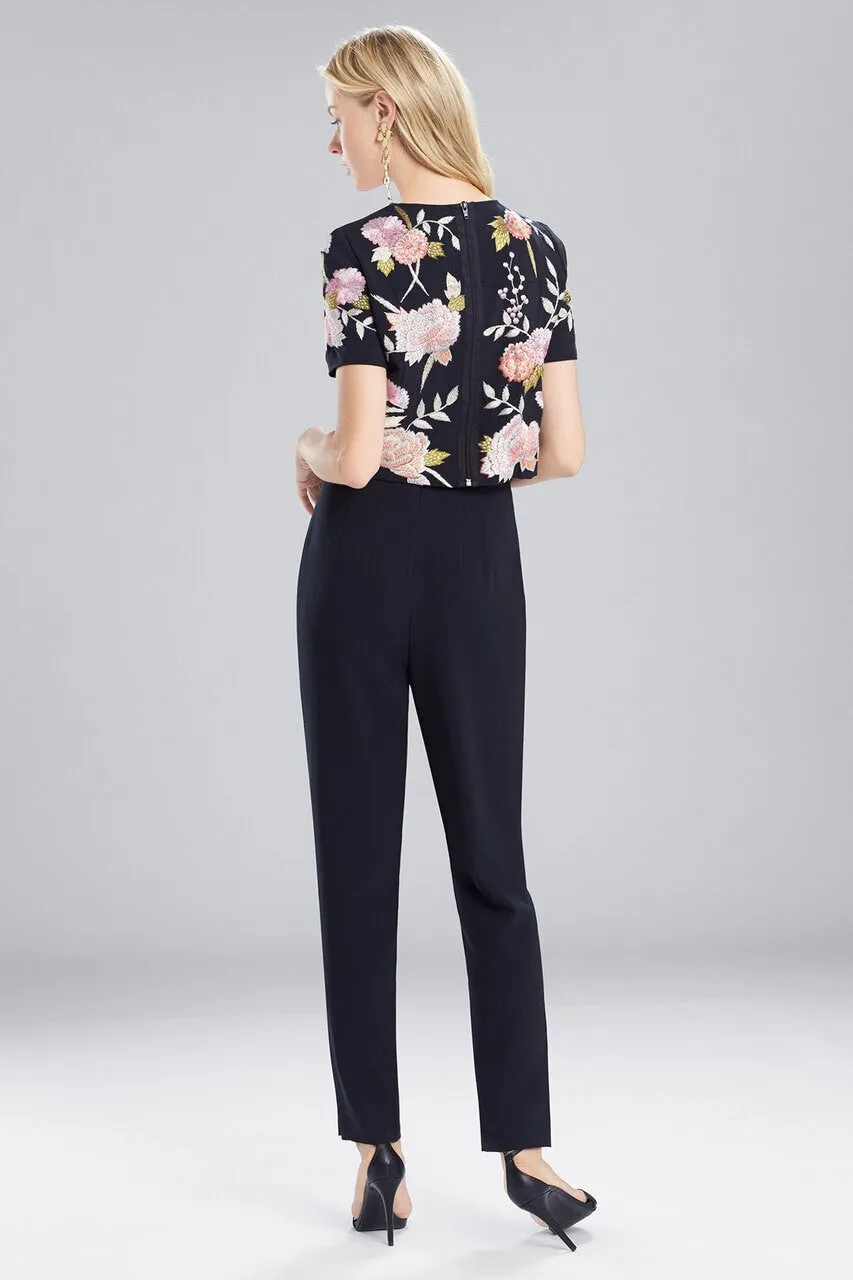 Core Crepe Embroidered Top sold by Natori product image thumbnail 3