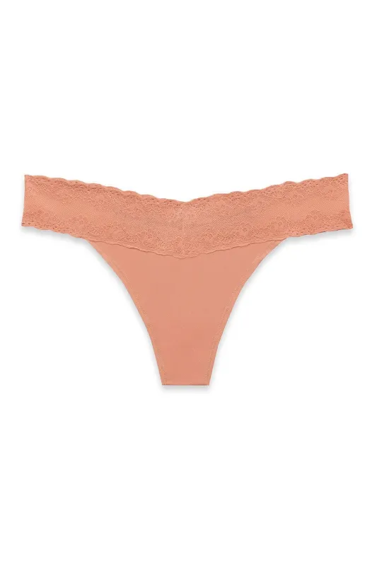Bliss Perfection One-Size Thong sold by Natori