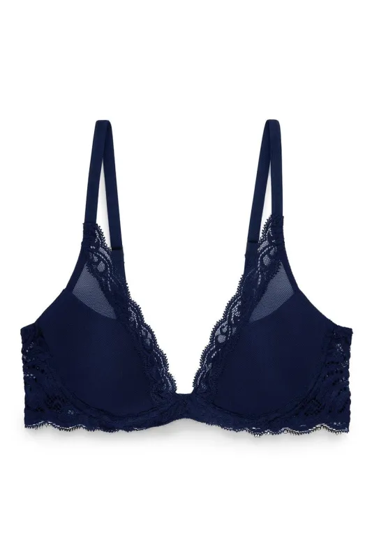 Feathers Plunge T-Shirt Bra - Basics sold by Natori