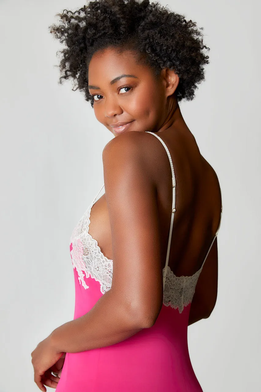 Enchant Lace Trim Chemise sold by Natori product image thumbnail 5