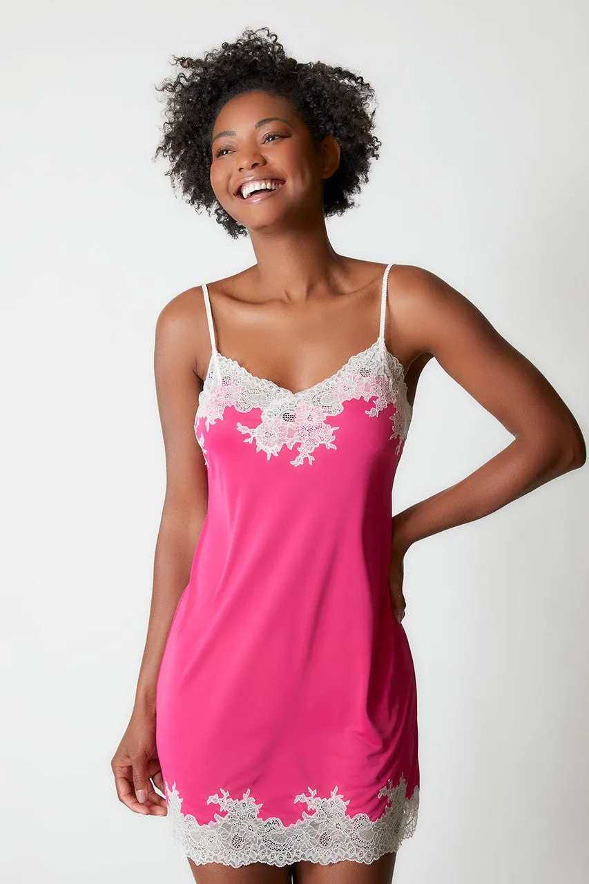 Enchant Lace Trim Chemise sold by Natori product image thumbnail 4