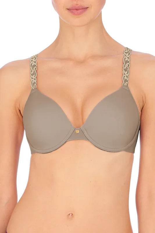 Pure Luxe Custom Coverage Contour Underwire Bra sold by Natori